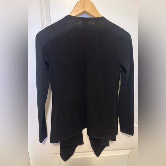 Saks Fifth Avenue Cashmere Black Label open cardigan sweater. Like new. - Picture 4 of 4